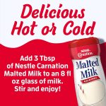 Nestle Carnation Original Malted Milk Powder Mix, 13 OZ Canister - Image 4